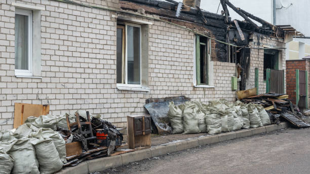 Professional Soot Cleanup technician working in Becker, MN